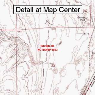   Map   Ritzville NE, Washington (Folded/Waterproof)