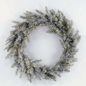  Vintage style SILVER TINSEL WREATH 32 Round Christmas NEW 