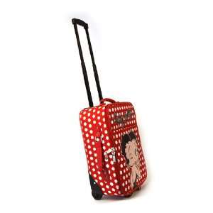 BETTY BOOP Deluxe TROLLEY TRAVEL CASE Red