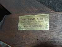 MAITLAND SMIITH MAHOGANY CHIPPENDALE SHIELD CHAIRS  