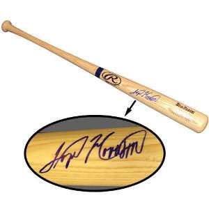 Logan Morrison Autographed Rawlings Natural Big Stick Bat