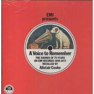    VARIOUS ARTISTS LP (VINYL) UK EMI A VOICE TO REMEMBER Music