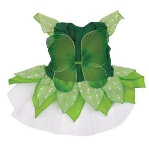   Zoey Cotton/Polyester Fairy Tails Dog Costume, X Small, 8 Inch, Green