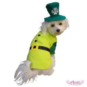  Leprechaun Boy Dog Costume Size X Small (Up to 8 L) Pet 