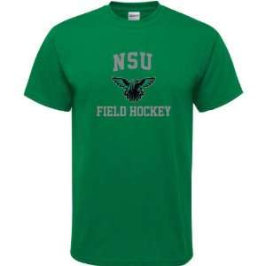  RiverHawks Kelly Green Field Hockey Arch T Shirt