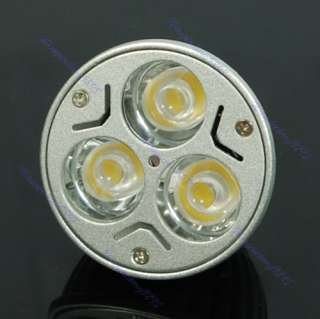 MR16 3 LED Spot Landscape Light Lamp Bulb 12V Warm Wht  