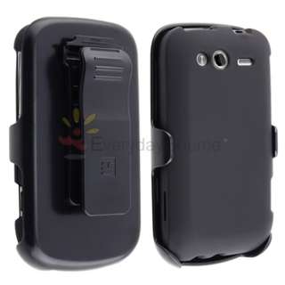 For T Mobile HTC Wildfire S Hard Case Cover Holster+Belt Clip 