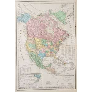  Delamarche Map of North America (1858)