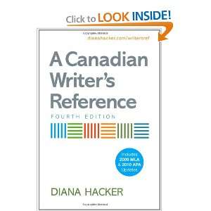 Canadian Writers Reference with 2009 MLA and 2010 APA Updates 