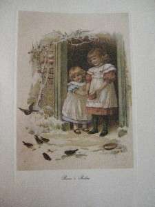 Vintage, Arti Grafiche Ricordi, Rosies Robin litho  