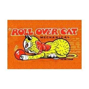 Roll Over Cat 24x36 Giclee