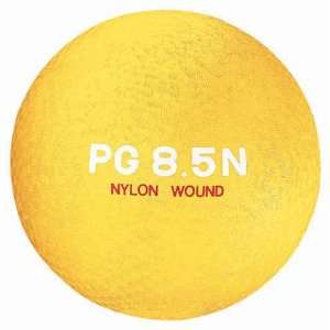   Martin Rubber 8.5 Nylon Wound Kickball YELLOW 8.5