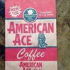 paper sack vintage american tea coffee ace paper bag nashville tn 
