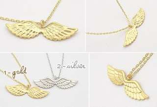 Fashion Cute Exquisite Retro Angle Eagle Wings Valentines Necklace 
