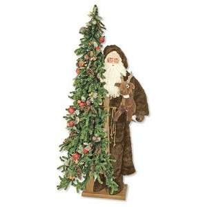  57 Ditz Father Christmas Santa Old World Woodsman Tree 