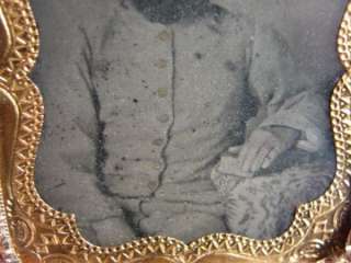   CIVIL WAR CONFEDERATE SOLDIER IN A WOOD FRAME CASE WITH A SEPARATED