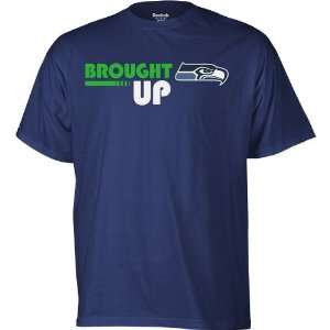 Reebok Seattle Seahawks Mens Brought Up Short Sleeve T Shirt   