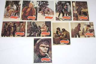 1975 PLANET OF THE APES CARD LOT   10 CARDS  