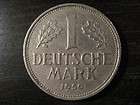 GERMANY 1 DEUTSCHE MARK 1950 D   NICE GERMAN COIN   FINE COND 
