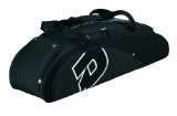 NEW Demarini VENDETTA Wheeled Bat Bag Roller Bag WTA9405   Black/Red 