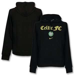    09 10 Celtic Graphic Cover Up Hoodie   Black