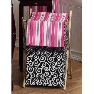  Pink and Black Madison Girls Boutique Toddler Bedding 5 pc 