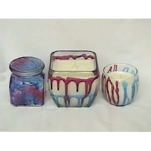  Soy Candle Trio Pack All Our Red, White and Blue Designs 