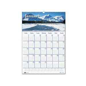   Scenic Beauty Monthly Wall Calendar, 12 x 16 1/2