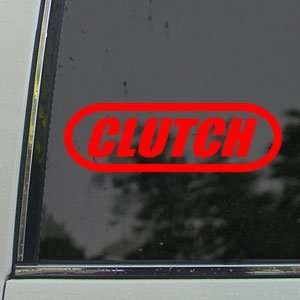 Clutch Red Decal Hard Rock Band Car Truck Window Red 