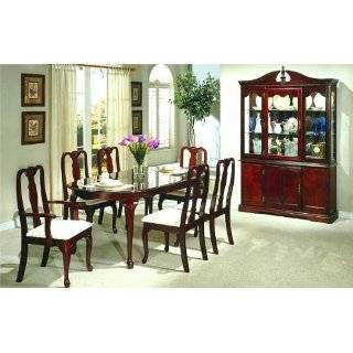   Cherry Finish Chippendale Dining Room Set 