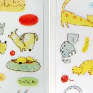  Provo Craft CATS & DOGS Vellum Sticker Set