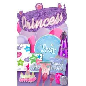  Birthday Princess Party in a Box Kit with Pinata Toys 