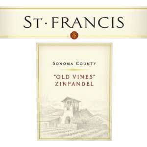 St. Francis Zinfandel Old Vine 2007 750ML Grocery 