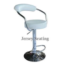 2pcs Restaurant Kitchen Counter Pub Salon Swivel Bar Stool Chair White 