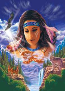 Jigsaw puzzle Native American Spirit in the Sky 500 pc  