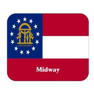  US State Flag   Midway, Georgia (GA) Mouse Pad Everything 