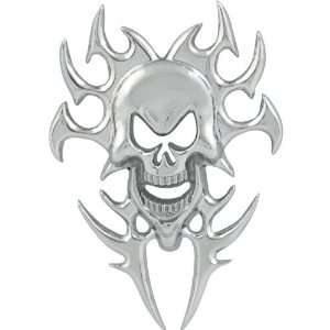 Evil Skull w/ Tribal Blades Car Truck SUV Motorcycle Emblem