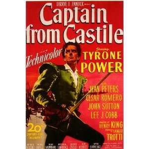  Captain From Castile Movie Poster (11 x 17 Inches   28cm x 
