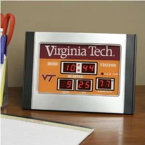  Virginia Tech Hokies Alarm Clock Scoreboard Sports 