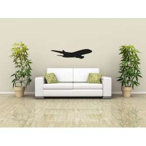  Vinyl Wall Art of Jet 12 x 48 in Your Choice of Color 