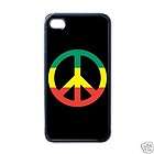 rasta peace symbol apple iphone 4 case skin free gift location hong 
