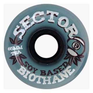  Sector 9 Skateboards Biothane 78a 61mm Clear Blue Soy 