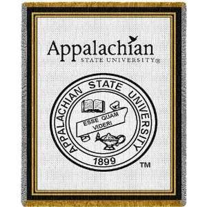  Appalachian State University Seal Jacquard Woven Throw 