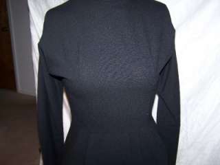   Vintage Black Pencil Dress Day Womens Clothing Harco S 1950s Dresses