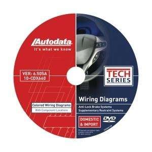  Autodata (ADT10CDX660) Color Wiring Diagram DVD for SRS 