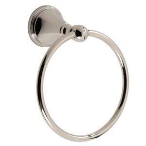   Polished 24K Gold Bathroom Accessories 6 Towel Ring