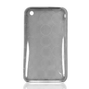  CellAllure Silicone Cover with Circle Pattern for iPhone 