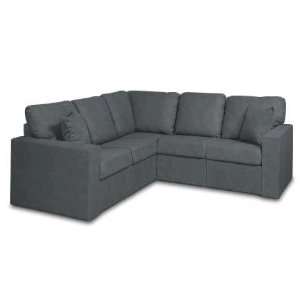  Mission Federal Faux Leather Tux Sectional