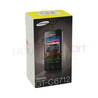 Samsung C6712 Star II DUOS Noble Black Unlock FEDEX  