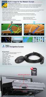 G2213DE Eonon Motorized Touchscreeb Bluetooth 7LCD DVBT Car GPS DVD 
